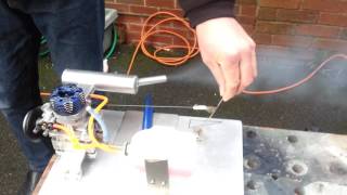 Align 91H bench test Trex 700 nitro
