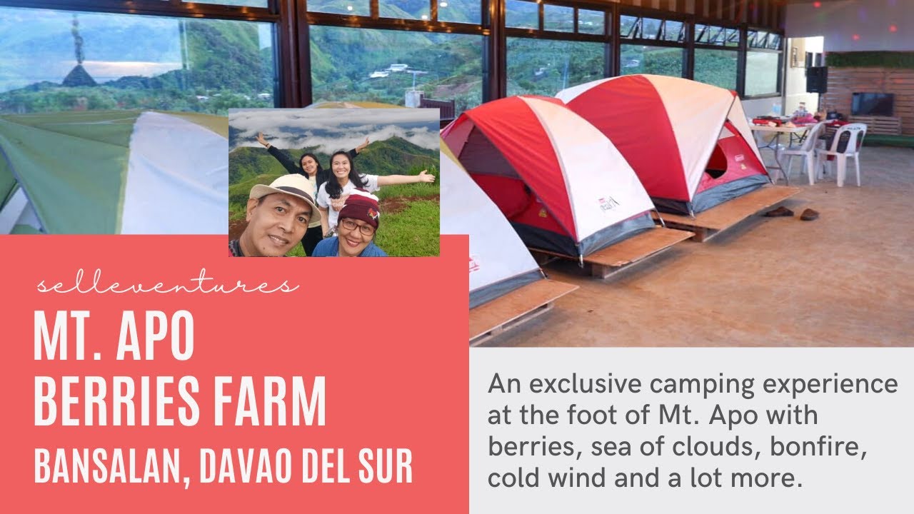 MT. APO BERRIES FARM Bansalan, Davao del Sur Exclusive camping