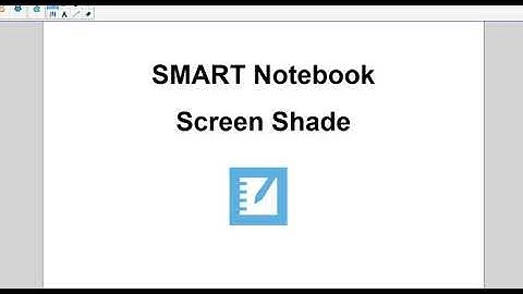 SMART Notebook   Screen Shade