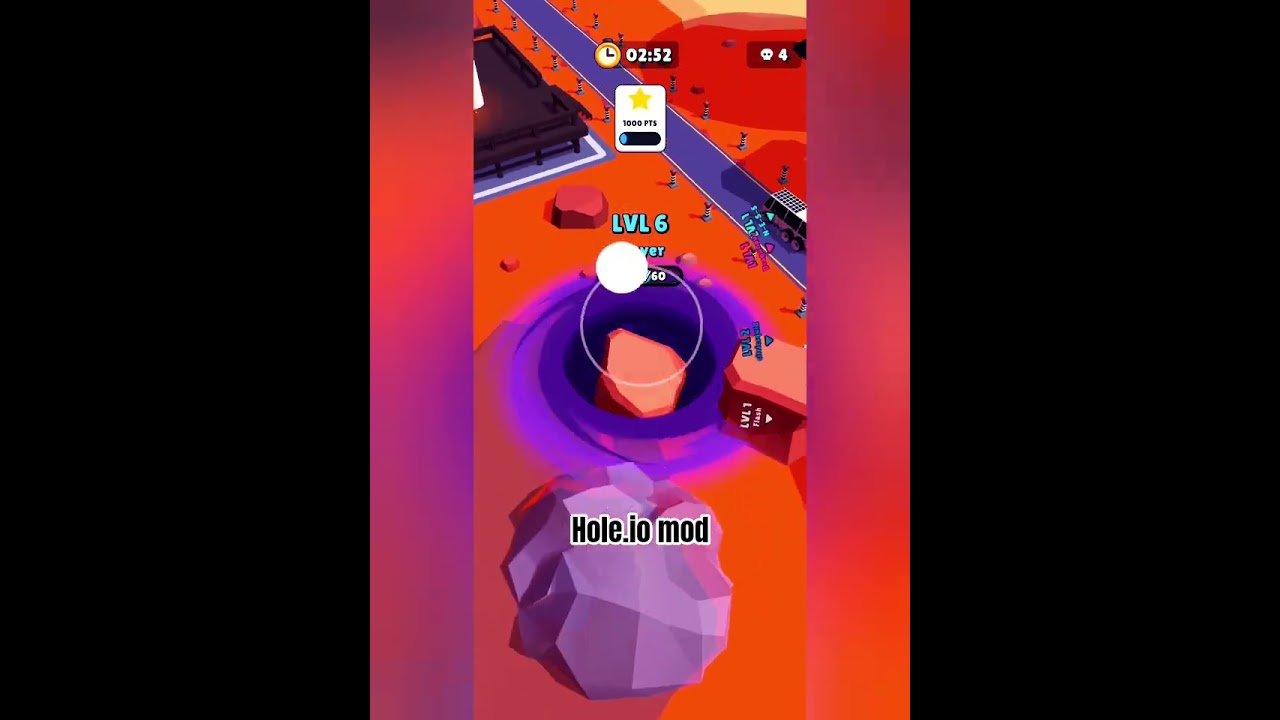 Hole io mod lev 20