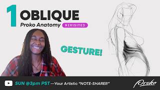 How to Draw the OBLIQUES—My Favorite | Proko Anatomy [LOFI🎶]