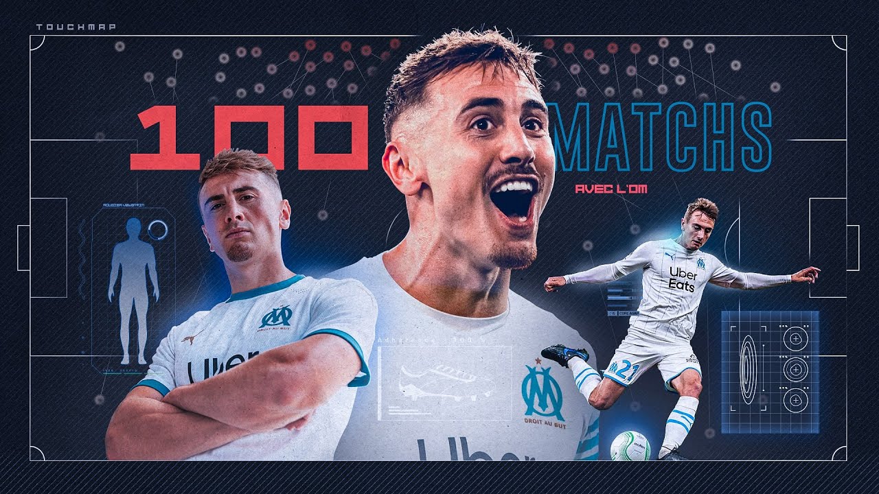 Valentin Rongier, 100 matchs avec l'OM ⚡️