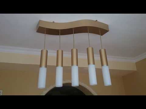 СВЕТИЛЬНИК СВОИМИ РУКАМИ ➠ КАК СДЕЛАТЬ ЛЮСТРУ ➠ ЛАМПА ИЗ ТРУБЫ