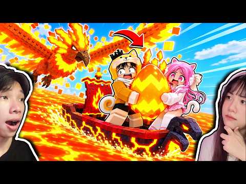 Building a Boat to Sail Out and Steal Ultra Rare Eggs on a Deserted Island 🤩 Ngao and Kemy Sail f...