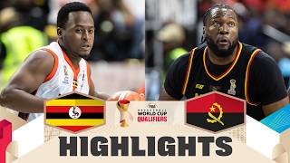 Uganda 🇺🇬 v Angola 🇦🇴 | Highlights | FIBA Basketball World Cup 2027 African Qualifiers