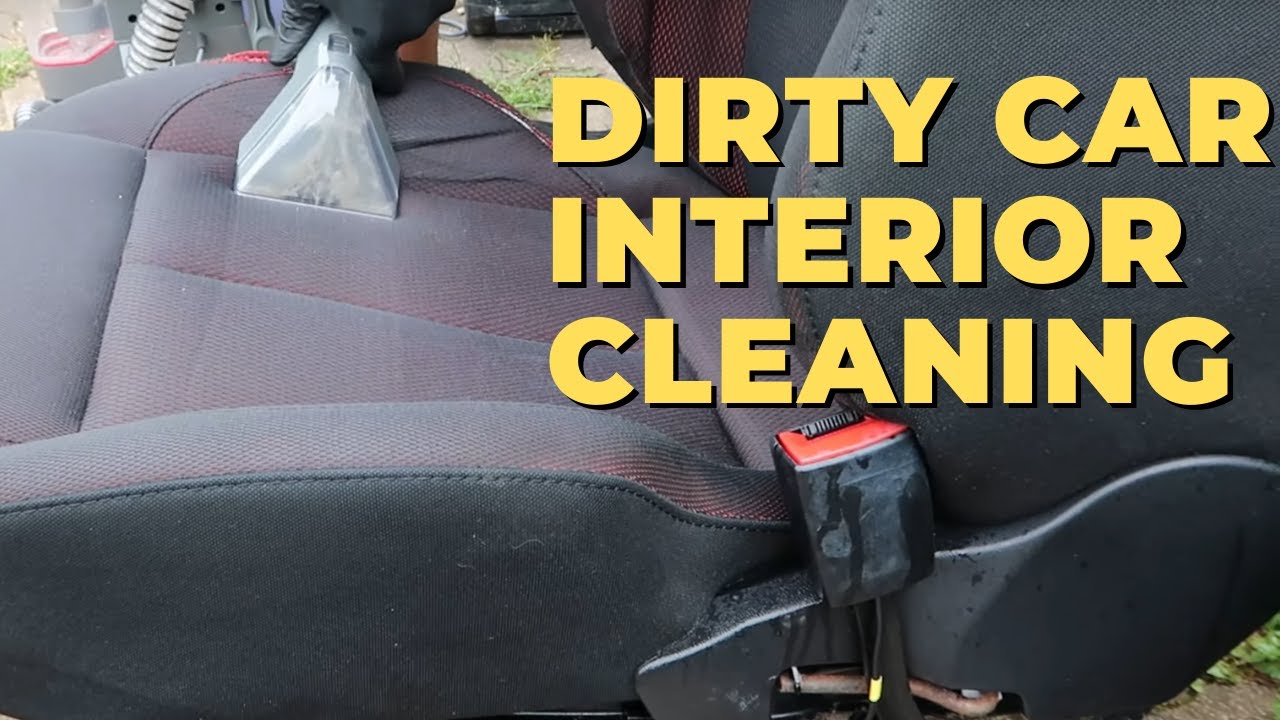 Cleaning My Dirty Car Interior on a Budget - YouTube