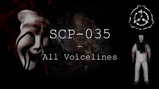 SCP-035 | All Voicelines with Subtitles | SCP - Containment Breach (v1.3.11)