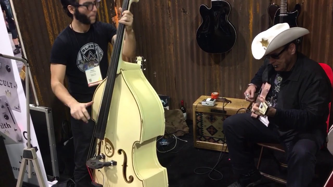 Pope Paul and Danny B Harvey NAMM 2019 Blast Cult booth