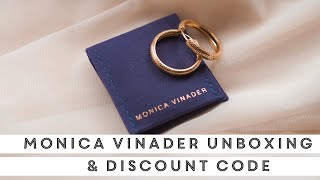 Monica Vinader sale unboxing & 20% promo code