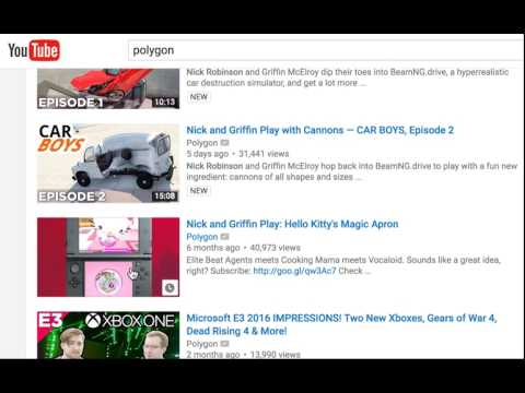 YouTube auto-playing thumbnails for videos