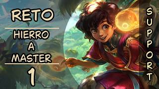 RETO de HIERRO a MASTER - Aprendiendo a jugar mientras intento subir de rango!