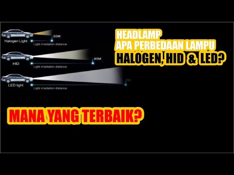 Video: Apakah perbezaan antara lampu depan Xenon dan HID?