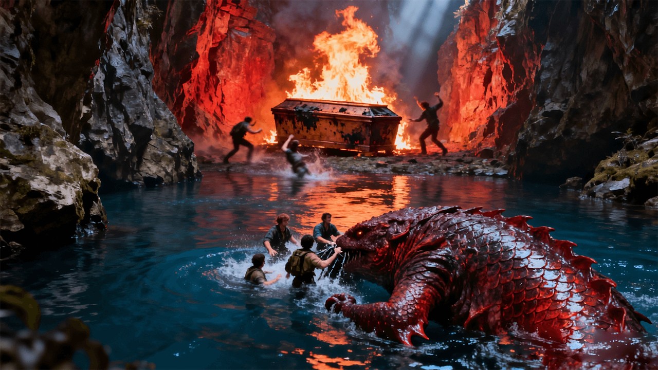 【CHINESE DRAMA】棺椁炸裂，古墓洞开！探险小队被水下异兽拖入幽冥墓穴