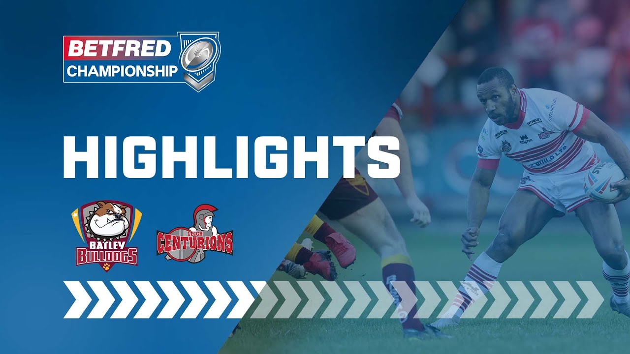 Highlights Batley Bulldogs v Leigh Centurions