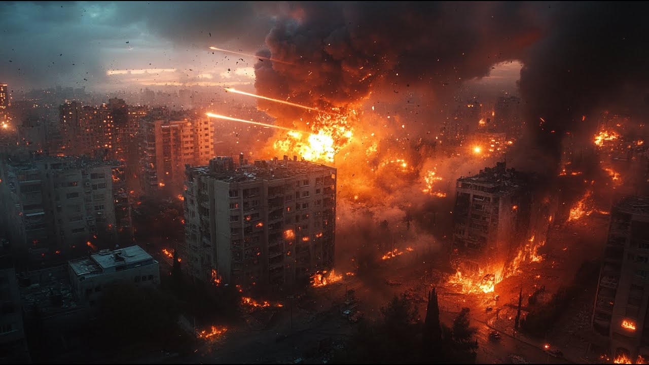 25 минут назад! Иранская гиперзвуковая ракета выстрелила в центр города Тель -Авив, Израиль