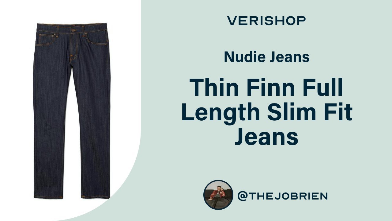 Nudie Jeans Thin Finn Full Length Slim Fit Jeans Review YouTube