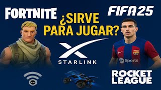 ¿Sirve Starlink para jugar? Test con Fortnite Cloud, FIFA 25 y Rocket League