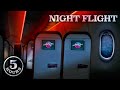 Night Flight Ambience - 5 Hours Cosy Relaxing Airliner Background Noise for Study, Sleep, Relaxation