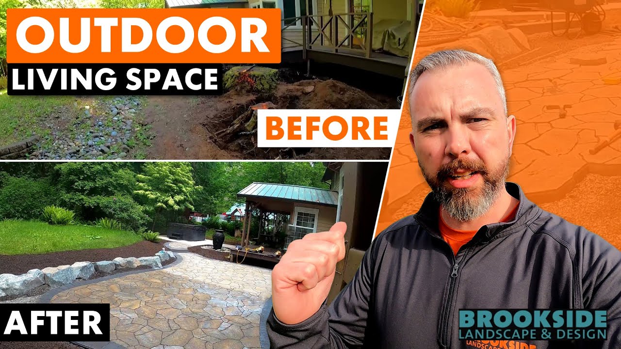 Replacing a Wood Deck with Permeable Pavers YouTube