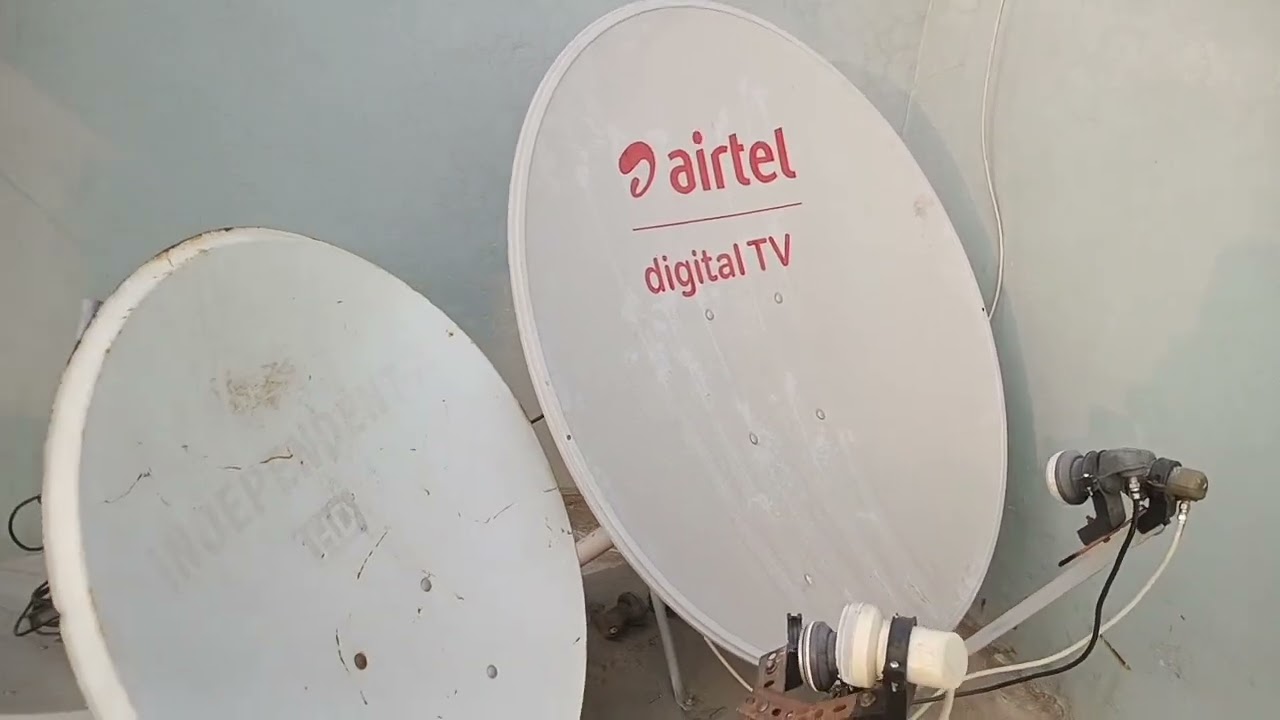 90cm  dish antena multi satellite setup India