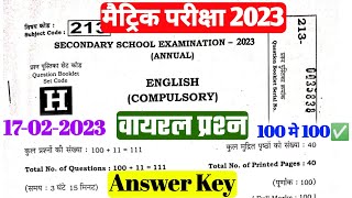 Matric English Viral Question Answer 202310thenglish202310th English Revision Question Paper 2023