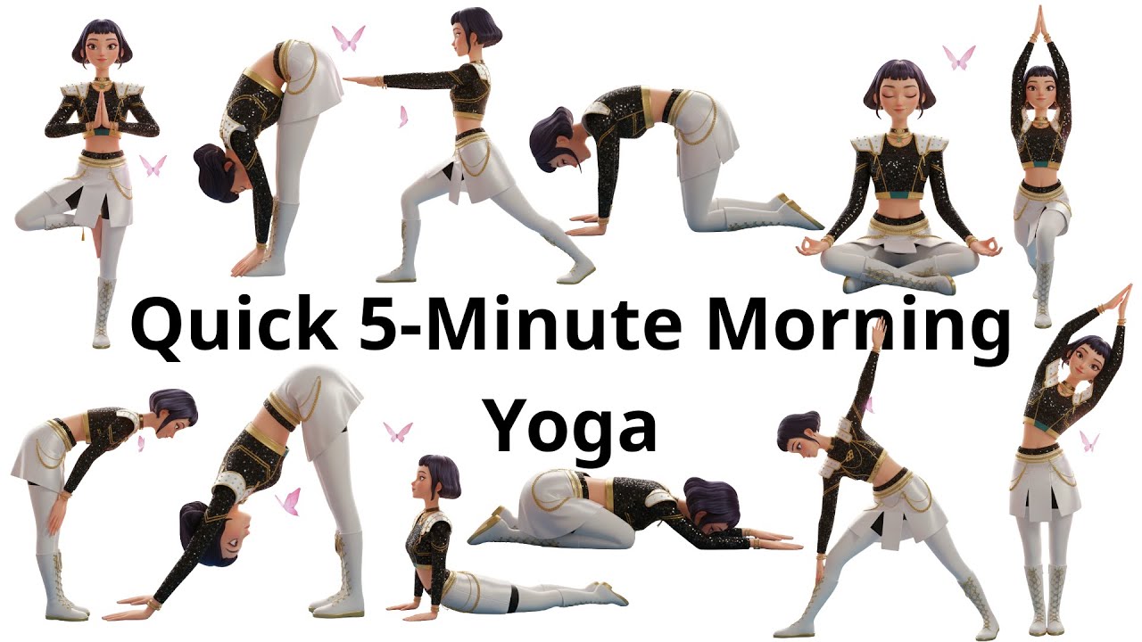 Quick 5-Minute Morning Yoga | Start Fresh Every Day