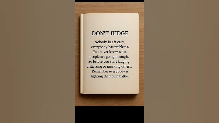 Don't Judge | #tricks #psychology #quotes #selfimprovement #shorts #motivation