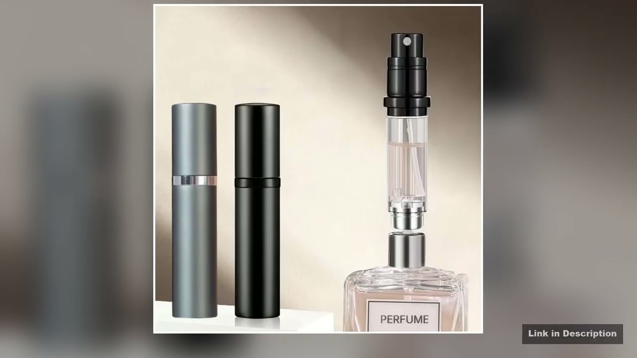 5ml Mini Portable BottomFilling Pump Perfume Refillable Spray Bottle Empty Cosmetic Containers