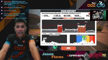 INSCYD 6min and 10 min testing with J. Flo