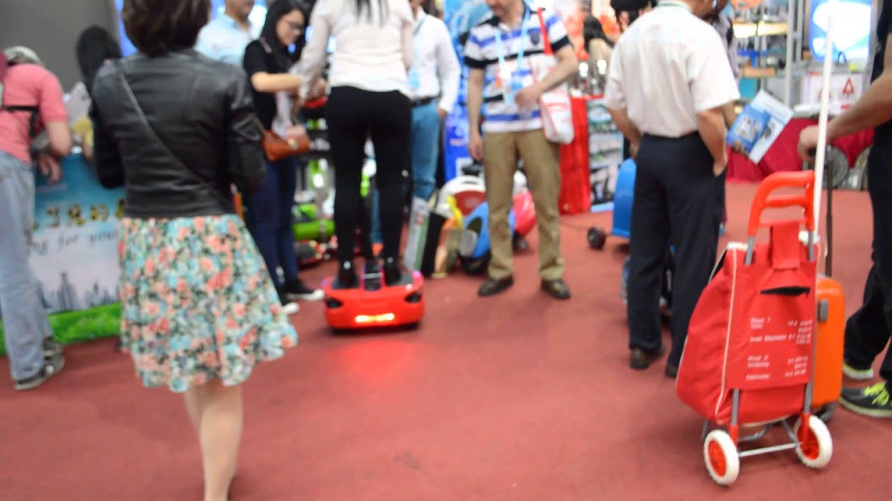 iCarbot, four wheel scooter, self balancing scooter, hoverboard show