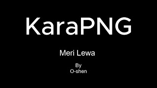 Oshen  Meri Lewa Karaoke Version png Karaoke