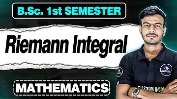 Riemann Integral | Riemann Integral in Hindi | Riemann Integral l B.Sc 1st Sem | B.Sc. NEP2020