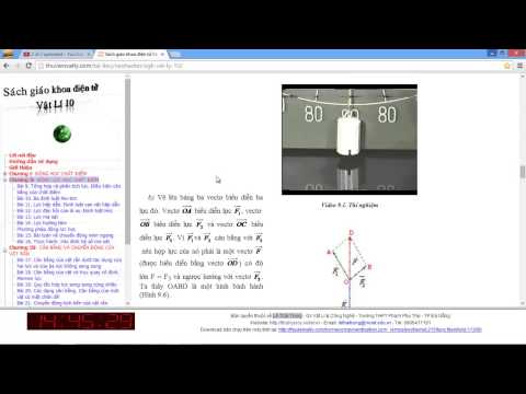 Video [VẬT LÝ 10] Chương 2. Bài 9 Tổng hợp và phân tích lực. - YouTube