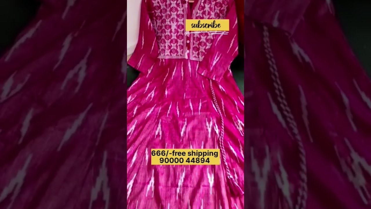 Ikkat Print Designer Kurtis @ Reasonable Price 