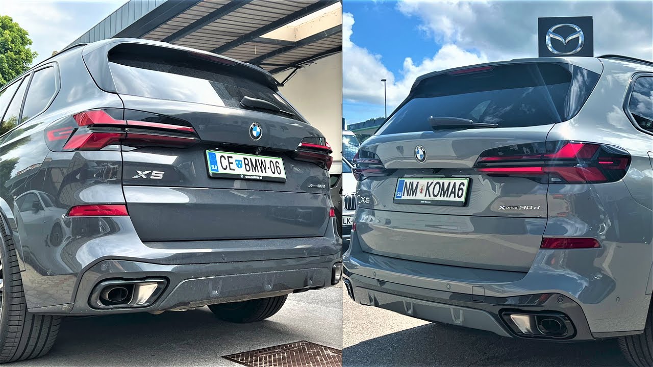 New Bmw X5 Facelift 2024 - Two colors comparison - YouTube