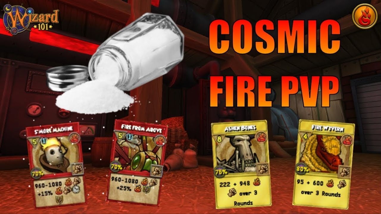 Wizard101: COSMIC FIRE PVP (LVL 140): THE SALT!