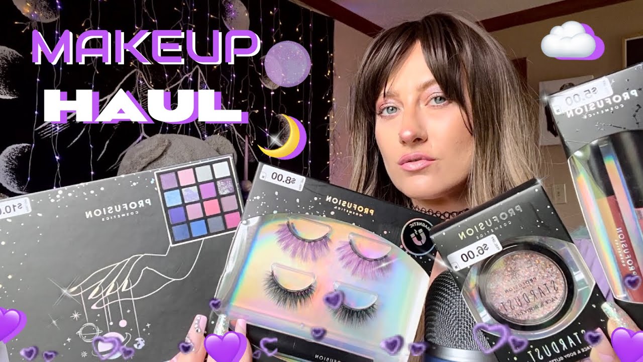 ASMR | Profusion Celestial Collection Makeup Haul 🌙🛸💖 (the prettiest drug store makeup!)