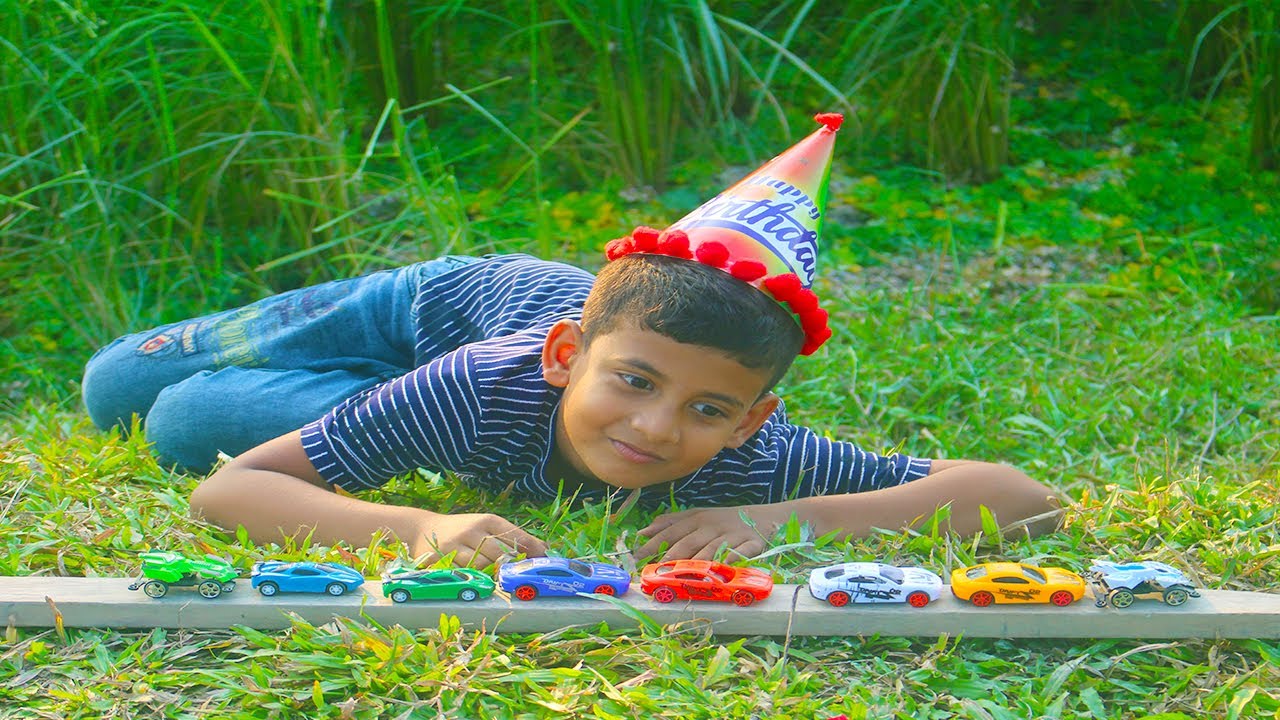 View of the children's toy car game {Episode}144 YouTube