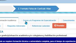 Minitutorial - Postulación CAS