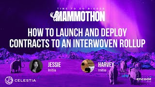 How to launch and deploy contracts to an interwoven rollup - Mammothon Tutorials