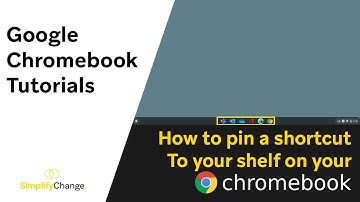 How to Pin a Shortcut to your Shelf on your Chromebook