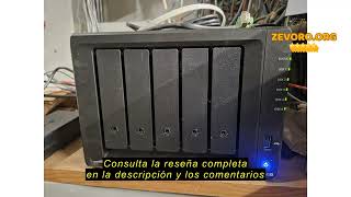 Reseña del Synology DS1522+ 5-Bay DiskStation NAS AMD Ryzen R1600 8GB RAM 4 x RJ-45 1GbE puerto LAN,
