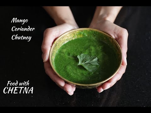 How to make 39Green Mango Coriander Chutneydip39