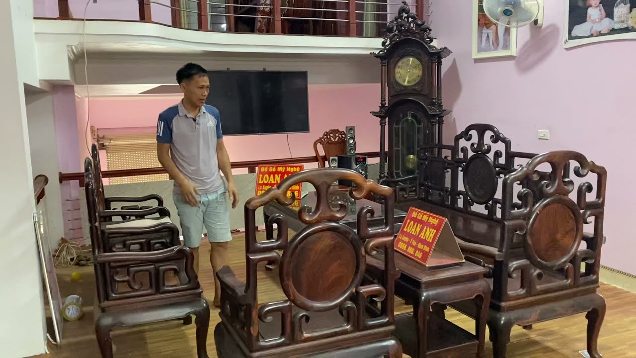 Giá móc mỏ - gỗ trắc ta