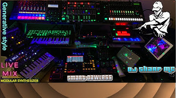 Mix 35 live jam - smart dawless Roland ACB modeled analog modular type gear setup MPC ONE  DJSharpMC