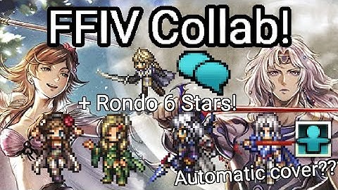 FFIV Collab, Agnea Pulling + Rondo 6 Stars - JP Ver. Octopath Traveler: Champions of the Continent