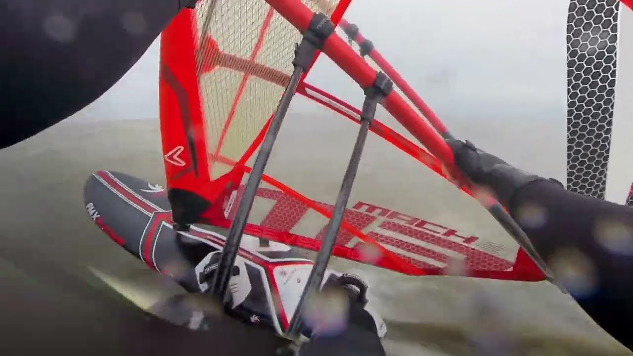 Kamikaze with FMX invictus 88 - severne m3-5.5  - 27 cm Tribal G10 fin  -- nasty chop and 8 beaufort