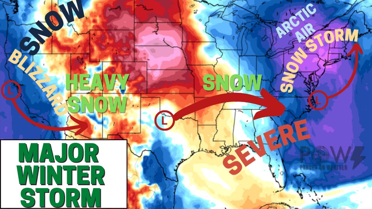 Major Winter Storm! Heavy Snow & Blizzard! - POW Weather Channel - YouTube
