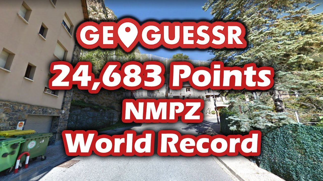 I GOT GEOGUESSR'S HARDEST WORLD RECORD!! (10s NMPZ)