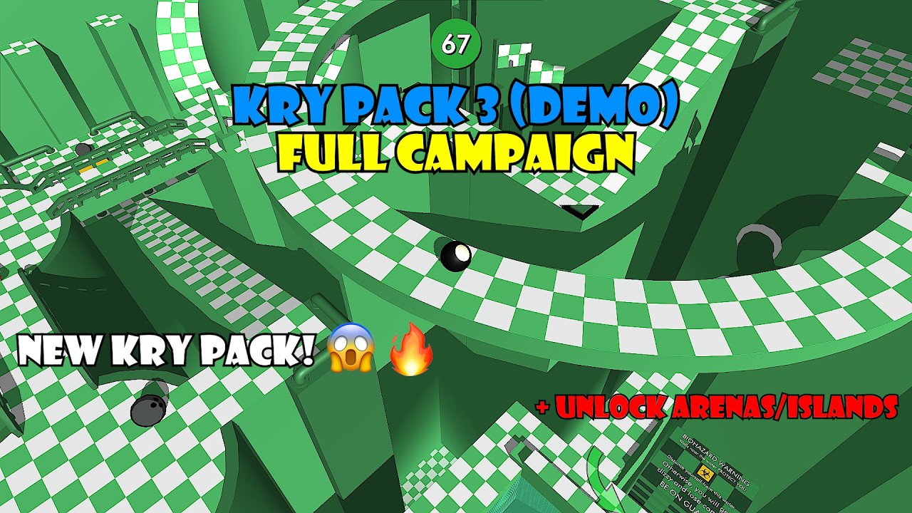 Marble Race | Kry Pack 3 (Demo) | By Kry | Gameplay | Full Campaign + Unlocking Arenas/Islands